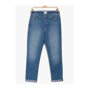 HUDSON Mid Rise Slim Boyfriend Jeans